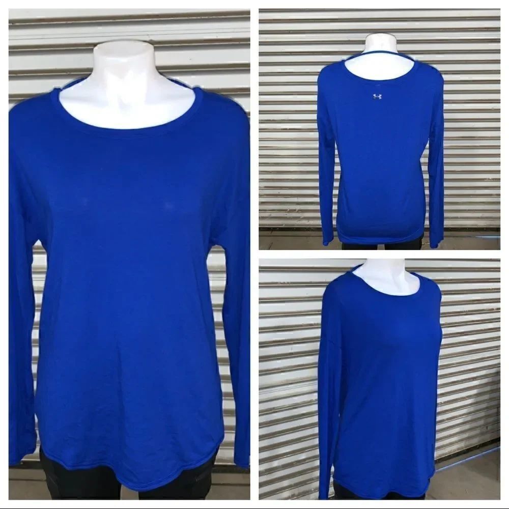 🛍️Under Armour blue long sleeve shirt SM/P